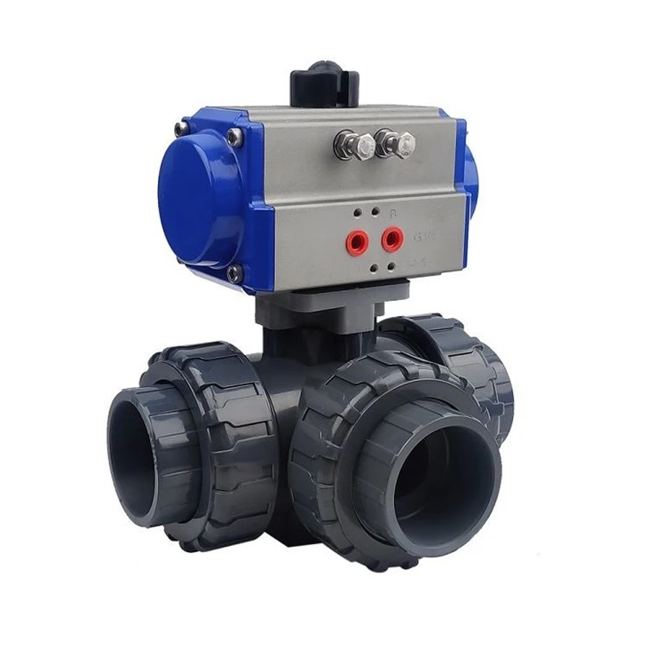 pneumatic operated 3 way valve-4(001)