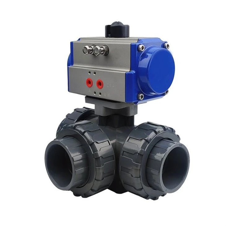pneumatic operated 3 way valve-6(001)